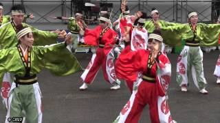 夜高舞　緋組（よたかまい　あかぐみ）さん　2014・南砺菊まつり会場