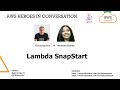 AWS Lambda SnapStart with AWS Hero Goran Opacic