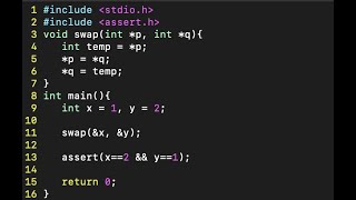 Swapping values using pointers in C Programming Language