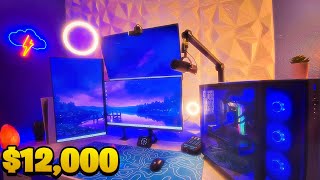 I Built my ULTIMATE Dream $12,000 Gaming & Streaming Setup!