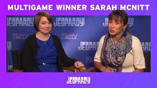 Sarah Mcnitt Jeopardy! Guest Host Exclusive Interview | JEOPARDY!