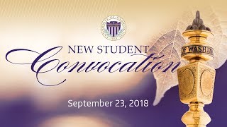 2018 New Student Convocation