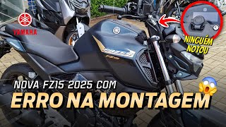 New FZ15 2025 😱 Some stores are making a mistake assembling this bike 🙄 #nandoangelo #motovlog