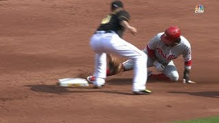 PHI@PIT: Phillies steal five bases vs. Pirates