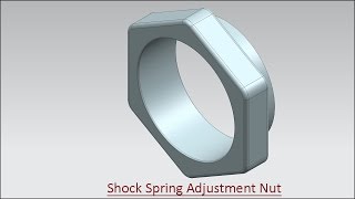 Shock Spring Adjustment Nut (Video Tutorial) Siemens NX