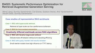 ISCA'25 - Session 6A - SRAGO: Systematic Performance Optimization for Retrieval-Augmented Generation