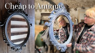 How To Make A Cheap Mirror Look Like An Antique?