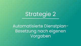 Automatische Schichtverteilung via Smartplan Assistent