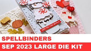 #239 Spellbinders September 2023 Large Die & Large Die Add-On Kits - Card Inspirations