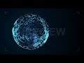 animated abstract plexus planet stock motion graphics