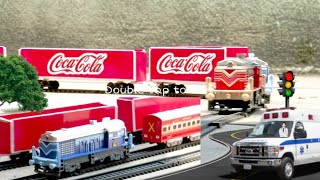Heavy load With Highly Wagons:Centy Toy passenger train set,Superfast crossings and chasing with WDM