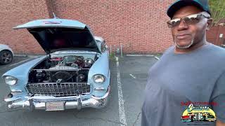 Salisbury Downtown Cruiser Edwin Burgess \u0026 his 1955 Chevy Hardtop Cruiser in Salisbury, NC