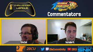 2BCU Challenger League KoF98UMFE Live Week 1 Part 1 [Sound+Video issues]