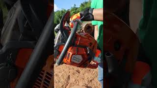 Chainsaw Husqvarna 585 - Good tools and machinery make work easy