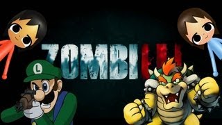 ZOMBIU GAMEPLAY: LUIGI vs BOWSER  Mutiplayer Match!! HD