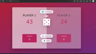 Tutorial for building a two-Player Dice Game in JavaScript