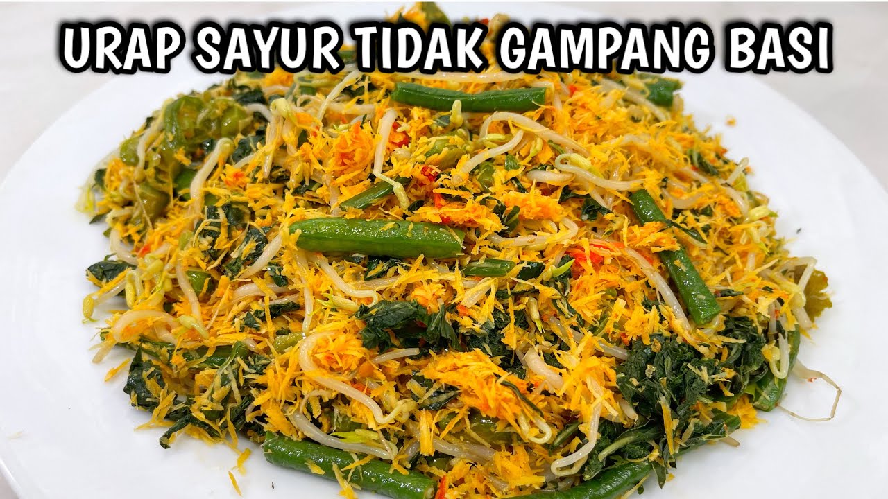 RESEP URAP SAYUR GA GAMPANG BASI - YouTube