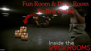 Inside the Backrooms: Fun Room & Party Room Ending Guide