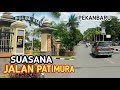 SUASANA JALAN PATIMURA DAN POLDA RIAU DI PEKANBARU