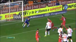 Match goals Valencia 1-3 Getafe