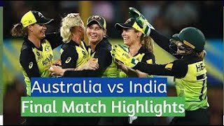 ICC Women's T20 World Cup Final 2020: Match Highlights | India Women vs Australia Women