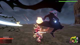 【KH3/KingdomHearts3】クリティカル/Lv1 Critical/Lv1 vsゼムナス Xemnas(No damage+α/無強化キングダムチェーン+無強化スターライトのみ)