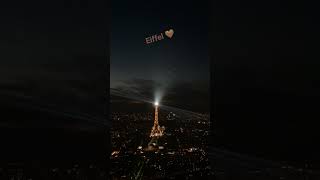 Eiffel tour!!sparkle🤎!! Paris!! Night view!Montparnasse Tower!! France!!#shorts #paris #eiffeltower