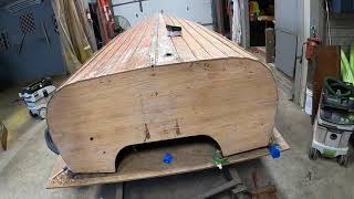 1957 15 Ft Lyman Runabout   Stripping Milestone 9 14 2021 Snake Mountain Boatworks LLC