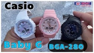 Casio BABY G BGA-280-4A, BGA-280-7A,BGA-280-1A series review