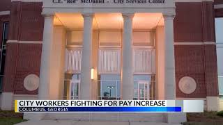 Columbus city workers fighting for pay increase