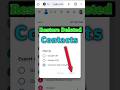 How to recover permanently DELETED Contacts without Backup from android #android #trick #shorts