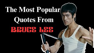 Unveiling Bruce Lee's Top 3 Quotes That Will Inspire You