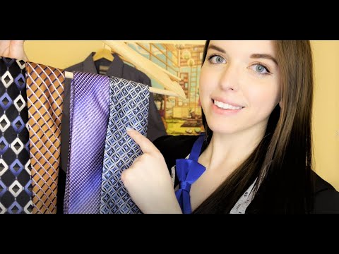 ASMR For MEN - Suit Fitting 👔 | Close Up Measuring, Fabric Sounds - YouTube