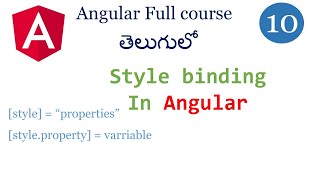 Style binding in Angular|Style binding in angular | Style binding | Angular tutorials | Angular