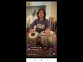 ustad zakir hussain teaching peshkar live on instagram