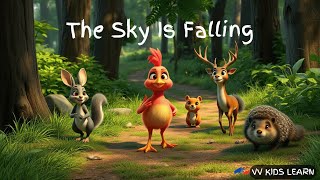 The Sky is Falling | English | Moral Kids Story | Animated Cartoon | @VVKidsLearn