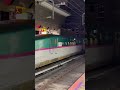 夜の東京駅 新幹線発着の様子を撮ってみた ⑤ tokyo station at night shinkansen bullet train arriving and departing　 train