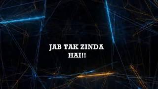 Zinda Hai Whatsapp Status l Tiger Zinda Hai l Salman Khan l Sukhwinder Singh & Raftaar