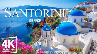 Santorini 4K - Stunning Sunsets, Whitewashed Villages, and Aegean Blue Views - 4K Video Ultra HD