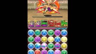 パズドラ　チャレンジダンジョン１５　ｌｖ８　究極ゼウス\u0026ヘラ×緑おでん　無課金編成　ガチャ限無し　解説付き