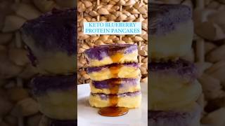 KETO BLUEBERRY PROTEIN PANCAKES! #ketorecipies #cottagecheesepancakes