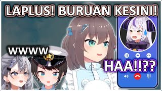 AKIROSE, SUBARU Dan ZETA Tertawa Mendengar Percakapan LAPLUS Saat Ditelfon | (Hololive Clips)