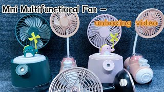 Mini Folding Fan - Unboxing Review, Portable Cold Air Conditioning Fan