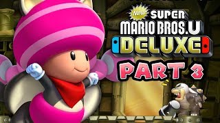 HIJACKING CLOUDS - New Super Mario Bros. U Deluxe (PEACHETTE GAMEPLAY) - PART 3