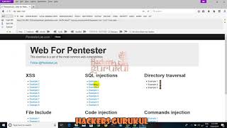 Web For Pentester -1 Sql Injection All Example's Solution Part -1