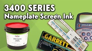 Nazdar 3400 Series Nameplate UV Screen Ink