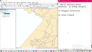 How to add Vector data (Polygons, lines and points) to ArcGIS or ArcMap