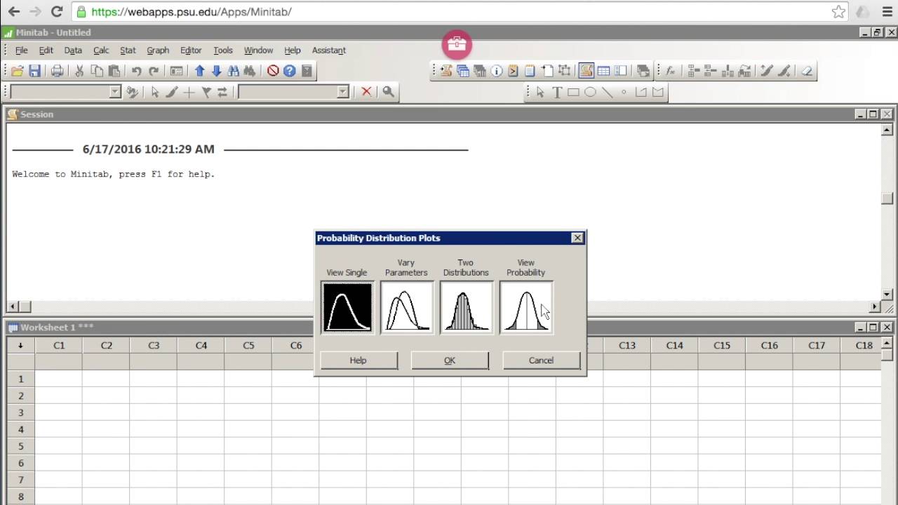 Minitab Probability Plot Gangflex