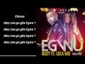 Nizzy ft Lola Rae - Egwu (Lyrics version)