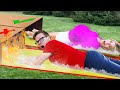Don't CHOOSE the WRONG Slip N Slide Truth or Dare Challenge